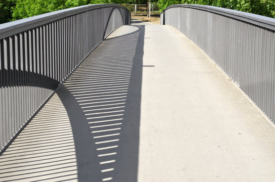 Leibnizbr&uuml;cke &uuml;ber den Finowkanal Eberswalde