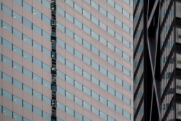 blue abstrack modern business building background for your financial design theme concept.
