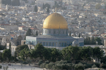 Fototapeta premium Jerusalem, Temple Mount, Dome of the Rock