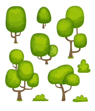 Cartoon Trees