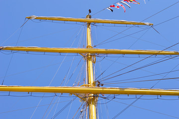 the Sailboat mast