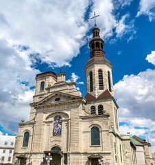 Fototapeta na wymiar Cathedral-Basilica of Notre-Dame de Quebec in Canada