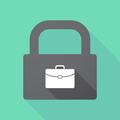 Long shadow pad with  a briefcase