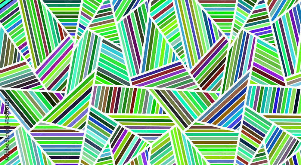 Poster abstract multicolored background from triangles and lines