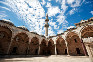 Fototapeta premium Suleymani mosque in Istanbul May 2017