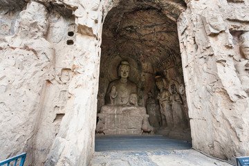 Middle Binyang Cave with Sakyamuni statue