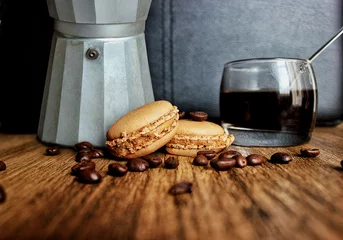 Rolgordijnen koffie bitterkoekjes © Cline