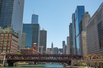 Fototapeta na wymiar Chicago Riverwalk