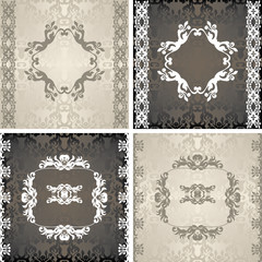 Set of vintage cards