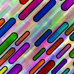 Abstract background with colorful geometric lines. Vector backdrop