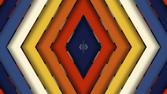 Multi Colored Diamond Shaped Tile Background Loop