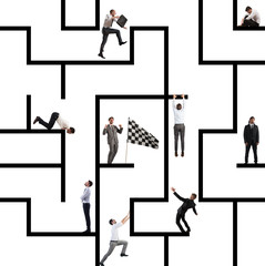 Business game of maze