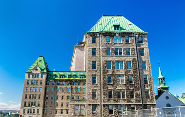 Fototapeta premium Hotel-Dieu de Quebec, a historic hospital in Quebec City, Canada