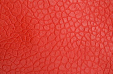 Red leather texture
