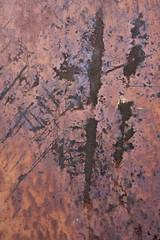 Texture of rusty iron background and texture of rusty on iron with vintage color and vintage style