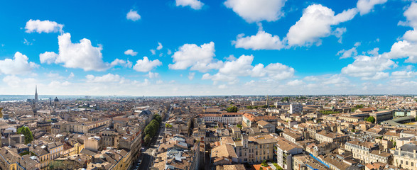 Panoramic view of Bordeaux