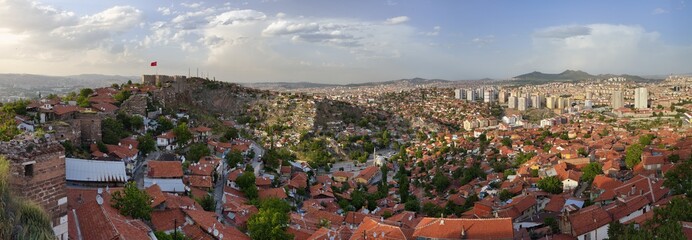 View from Ankara citadel, Ankara, Turkey, June 2014