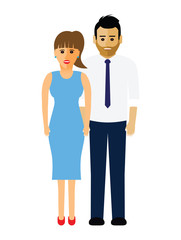 man and woman couple