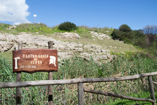 Storic Greek Theatre Eloro, Sicily