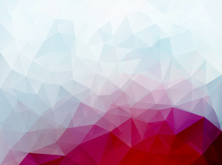 Triangle pink blue pattern