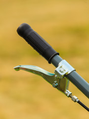 Bike steering wheel with brake