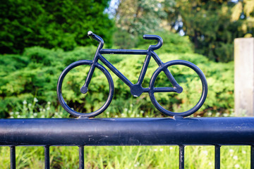 Fototapeta premium Bicycle Parking Sign