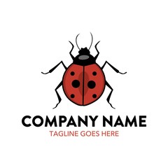 Unique Ladybug Logo Template