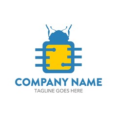 Unique Ladybug Logo Template