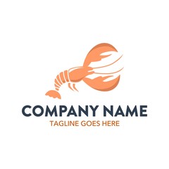Unique Lobster Logo Template