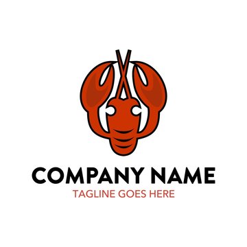 Unique Lobster Logo Template