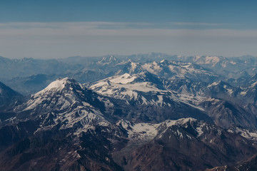 Fototapeta na wymiar Cordillera de los Andes, Mendoza, Argentina