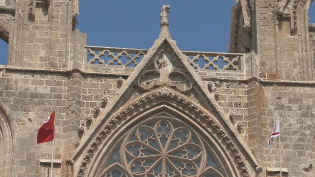 Close up, Lala Mustafa Pasha Mosque in Cyprus