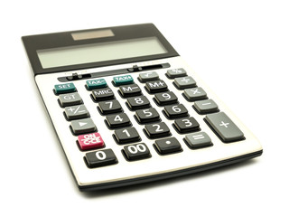 calculator on white background