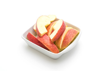 fresh apple sliced