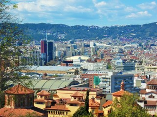 Barcelona, Spain from Montjuic
