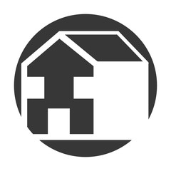 exterior house isolated icon vector illustration design