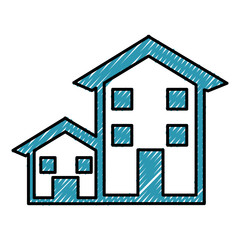exterior house isolated icon vector illustration design