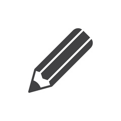 Pencil icon vector, filled flat sign, solid pictogram isolated on white. Write symbol, logo illustration. Pixel perfect