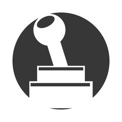 video game joystick control vector illustration design