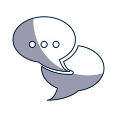 speech bubble chat icon vector illustration design