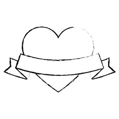 hearts romantic cartoon icon vector illustration graphic design