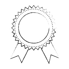 Award ribbon banner icon vector illustration graphic design