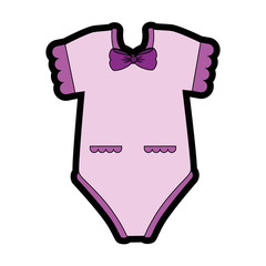 cute baby clothes icon vector illustration graphic design