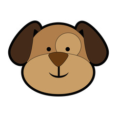 cute dog cartoon icon vector illustration graphic design