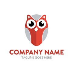 Unique Owl Logo Template