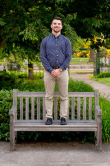 College Grad on Campus in Oregon