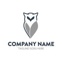 Fototapeta premium Unique Owl Logo Template