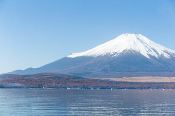 Mountain Fuji and Lake Yamanaka