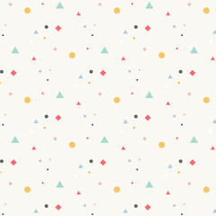 Image of Geometric Elements Flat Pattern. printed on Printed Glass Splashbacks