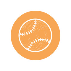 Baseball sport game icon vector illustration graphic design